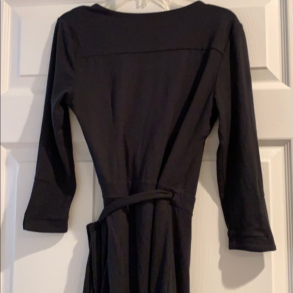Ann Taylor XSP Classic black wrap dress - Picture 4 of 5